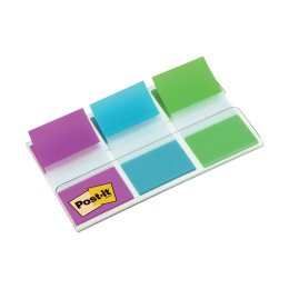 Post-it Index Tabs 25,4x43,2 mm 3 colours in the group Paper & Pads / Note & Memo / Post-it and notepads at Pen Store (135556)