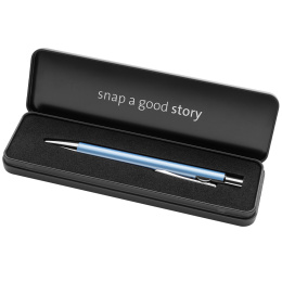 Snap Metallic Ballpoint Frosted Blue in the group Pens / Fine Writing / Ballpoint Pens at Pen Store (135582)