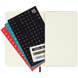 Planner 18M WeekNote Soft Cover Pocket Black in the group Paper & Pads / Planners / 18-Month Planners at Pen Store (135587)
