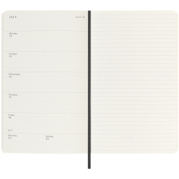 Planner 18M WeekNote Soft Cover Large Black in the group Paper & Pads / Planners / 18-Month Planners at Pen Store (135588)