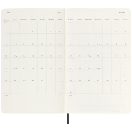 Planner 18M WeekNote Soft Cover Large Black in the group Paper & Pads / Planners / 18-Month Planners at Pen Store (135588)