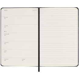 Planner 18M WeekNote Hard Cover Pocket Black in the group Paper & Pads / Planners / 18-Month Planners at Pen Store (135590)