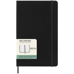 Planner 18M Weekly Hard Cover Horisontell Large Black in the group Paper & Pads / Planners / 18-Month Planners at Pen Store (135594)