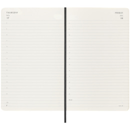 Planner 18M Daily Soft Cover Large Black in the group Paper & Pads / Planners / 18-Month Planners at Pen Store (135595)