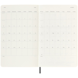 Planner 18M Daily Soft Cover Large Black in the group Paper & Pads / Planners / 18-Month Planners at Pen Store (135595)