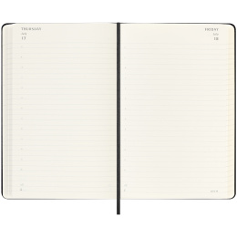 Planner 18M Daily Hard Cover Large Black in the group Paper & Pads / Planners / 18-Month Planners at Pen Store (135596)