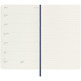 Planner 18M WeekNote Hard Cover Large Sapphire Blue in the group Paper & Pads / Planners / 18-Month Planners at Pen Store (135597)