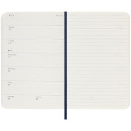 Planner 18M WeekNote Soft Cover Pocket Sapphire Blue in the group Kundsegment / Kundsegment Office & Planning at Pen Store (135598)