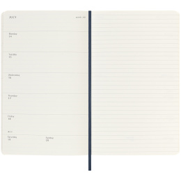 Planner 18M WeekNote Soft Cover Large Sapphire Blue in the group Paper & Pads / Planners / 18-Month Planners at Pen Store (135599)