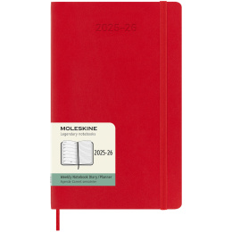 Planner 18M WeekNote Soft Cover Large Red in the group Paper & Pads / Planners / 18-Month Planners at Pen Store (135600)