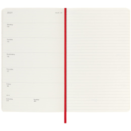 Planner 18M WeekNote Soft Cover Large Red in the group Paper & Pads / Planners / 18-Month Planners at Pen Store (135600)