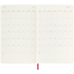 Planner 18M WeekNote Soft Cover Large Red in the group Paper & Pads / Planners / 18-Month Planners at Pen Store (135600)