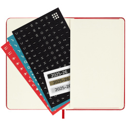 Planner 18M WeekNote Hard Cover Pocket Red in the group Paper & Pads / Planners / 18-Month Planners at Pen Store (135601)