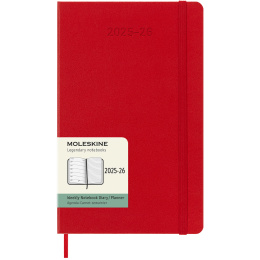 Planner 18M WeekNote Hard Cover Large Red in the group Paper & Pads / Planners / 18-Month Planners at Pen Store (135602)