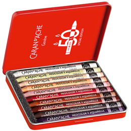 Neocolor II Aquarelle 50 Years Portrait 10-set in the group Art Supplies / Artist colours / Pastels / Wax pastels at Pen Store (135629)