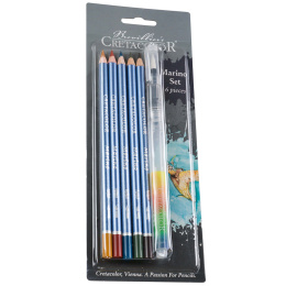 Marino Watercolour Drawing set 6 pieces in the group Pens / Artist Pens / Watercolour Pencils at Pen Store (135645)