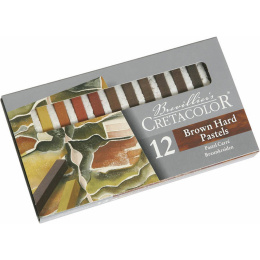 Pastel Chalks Hard Brown/Red 12-set in the group Art Supplies / Crayons & Graphite / Pastel Crayons at Pen Store (135651)
