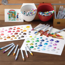 Clean Color Real Brush Illustration Set 8 pcs 2 in the group Pens / Artist Pens / Brush Pens at Pen Store (135664)