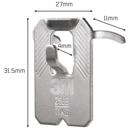 Claw Picture Hook for Plasterboard 11 kg 4-pack in the group Hobby & Creativity / Organize / Frames / Picture hanging at Pen Store (135736)