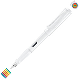 Safari All White Set Medium in the group Pens / Fine Writing / Fountain Pens at Pen Store (135752)