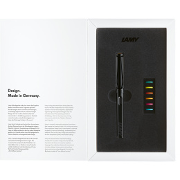Safari All Black Set Medium in the group Pens / Fine Writing / Fountain Pens at Pen Store (135755)