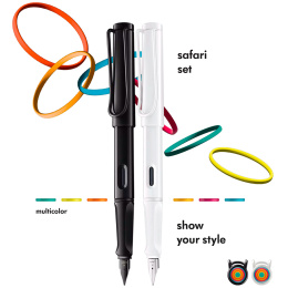 Safari All Black Set Medium in the group Pens / Fine Writing / Fountain Pens at Pen Store (135755)
