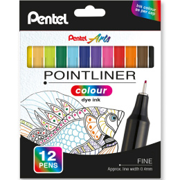 Pointliner Colour 12-set in the group Pens / Artist Pens / Felt Tip Pens at Pen Store (135771)