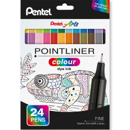 Pointliner Colour 24-set in the group Pens / Artist Pens / Felt Tip Pens at Pen Store (135773)