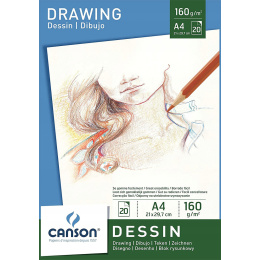 Drawing Pad 160g A4 in the group Paper & Pads / Artist Pads & Paper / Drawing & Sketch Pads at Pen Store (135780)