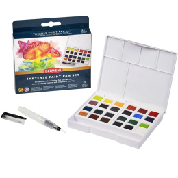 Inktense Watercolour 24 Half pans in the group Art Supplies / Artist colours / Watercolour Paint / Watercolour pans at Pen Store (135795)