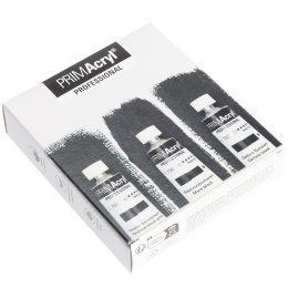 PRIMAcryl Acrylic paint 35 ml Black 3-set in the group Art Supplies / Artist colours / Acrylic Paint at Pen Store (136016)