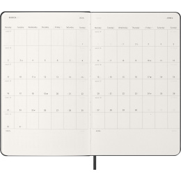 Planner 12M Daily 2026 Hardcover Large Black in the group Paper & Pads / Planners / 12-Month Planners at Pen Store (136081)