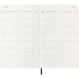 Planner 12M Daily 2026 Softcover Large Black in the group Paper & Pads / Planners / 12-Month Planners at Pen Store (136082)