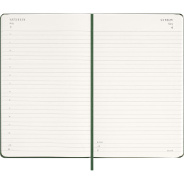 Planner 12M Daily 2026 Hardcover Large Myrtle Green in the group Paper & Pads / Planners / 12-Month Planners at Pen Store (136083)