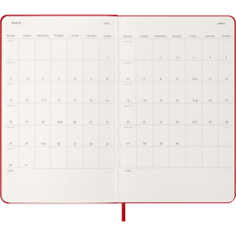 Planner 12M Daily 2026 Hardcover Large Red in the group Paper & Pads / Planners / 12-Month Planners at Pen Store (136084)
