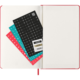 Planner 12M Daily 2026 Hardcover Large Red in the group Paper & Pads / Planners / 12-Month Planners at Pen Store (136084)