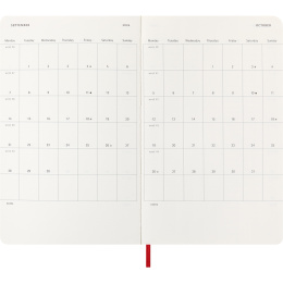 Planner 12M Daily 2026 Softcover Large Red in the group Paper & Pads / Planners / 12-Month Planners at Pen Store (136085)