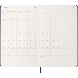 Planner 12M Daily 2026 Hardcover Large Sapphire Blue in the group Paper & Pads / Planners / 12-Month Planners at Pen Store (136086)