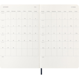 Planner 12M Daily 2026 Softcover Large Sapphire Blue in the group Paper & Pads / Planners / 12-Month Planners at Pen Store (136087)
