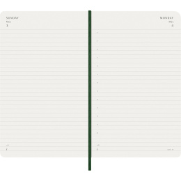 Planner 12M Daily 2026 Softcover Large Myrtle Green in the group Paper & Pads / Planners / 12-Month Planners at Pen Store (136088)