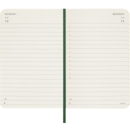 Planner 12M Daily 2026 Softcover Pocket Myrtle Green in the group Paper & Pads / Planners / 12-Month Planners at Pen Store (136089)