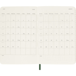 Planner 12M Daily 2026 Softcover Pocket Myrtle Green in the group Paper & Pads / Planners / 12-Month Planners at Pen Store (136089)