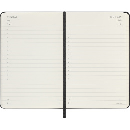 Planner 12M Daily 2026 Hardcover Pocket Black in the group Paper & Pads / Planners / 12-Month Planners at Pen Store (136090)