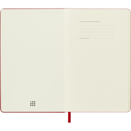 Planner 12M Daily 2026 Hardcover Pocket Red in the group Paper & Pads / Planners / 12-Month Planners at Pen Store (136093)