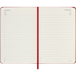 Planner 12M Daily 2026 Hardcover Pocket Red in the group Paper & Pads / Planners / 12-Month Planners at Pen Store (136093)