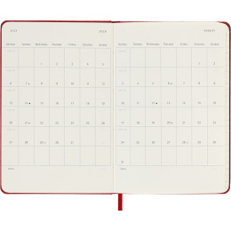 Planner 12M Daily 2026 Hardcover Pocket Red in the group Paper & Pads / Planners / 12-Month Planners at Pen Store (136093)