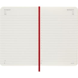 Planner 12M Daily 2026 Softcover Pocket Red in the group Paper & Pads / Planners / 12-Month Planners at Pen Store (136094)