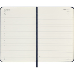 Planner 12M Daily 2026 Hardcover Pocket Sapphire Blue in the group Paper & Pads / Planners / 12-Month Planners at Pen Store (136095)