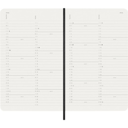 Planner 12M Monthly 2026 Softcover Large Black in the group Paper & Pads / Planners / 12-Month Planners at Pen Store (136097)