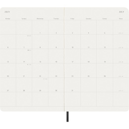 Planner 12M Monthly 2026 Softcover Large Black in the group Paper & Pads / Planners / 12-Month Planners at Pen Store (136097)